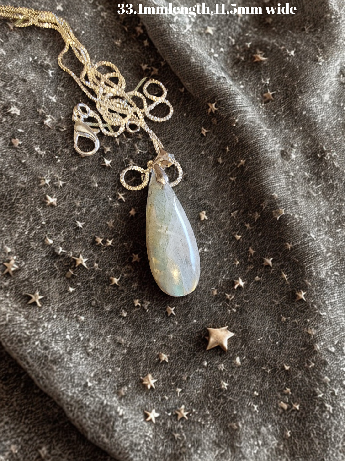 Tear drop Labradorite Pendant