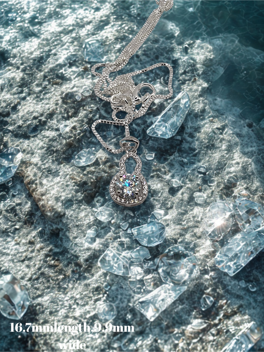 Round Moissanite Pendant