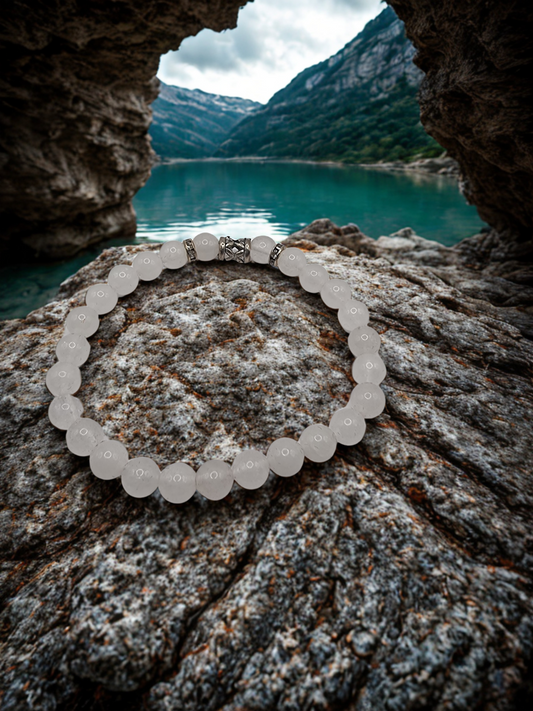 Snow Quartz Crystal Bracelet